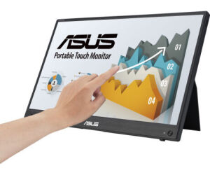 ASUS ZenScreen MB16AHT 39,6 cm (15.6") 1920 x 1080 Pixeles Full HD Pantalla tÃ¡ctil Negro