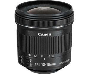 Objetivo canon ef - s 10 - 18 f - 4.5 - 5.6 is stm