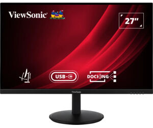 MONITOR VIEWSONIC VG2709U-2K 27" QHD IPS 2XHDMI DP-in DP-out USB-C RJ45 USB Ergo