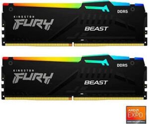 Kingston Technology FURY Beast RGB módulo de memoria 16 GB 2 x 8 GB DDR5 6000 MHz