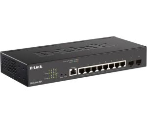 D-LINK SWITCH 8 PUERTOS 10/100/1Gbit w/2 SFP PoE