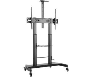 Soporte Suelo Aisens Ruedas/manivela/bandeja Dvi Camara/monitor 60"-100"/100kg