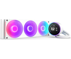 NZXT Kraken Elite 360 RGB Procesador Sistema de refrigeración líquida todo en uno 12 cm Blanco 1 pieza(s)