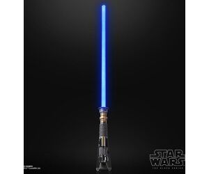 Replica hasbro star wars black series force fx elite obi - wan sable laser