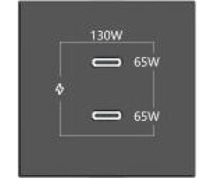 Kramer Connect - Room Connectivity Black 2 Ports Usbc 130w (