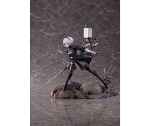 Figura aniplex 2b deluxe edition statue 20 cm nier automata ver.1.1a 1 - 7 scale