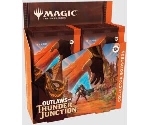 Juego de cartas magic the gathering outlaws of thunder junction caja de sobres coleccionista inglés