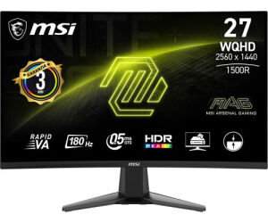 MSI MAG 27CQ6F pantalla para PC 68,6 cm (27") 2560 x 1440 Pixeles Quad HD LCD Negro