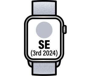 Apple Watch SE 3rd V2/ GPS/ 40mm/ Caja de Aluminio/ Correa Loop Deportiva Azul Nube