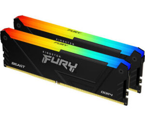 Kingston Technology FURY Beast RGB módulo de memoria 16 GB 2 x 8 GB DDR4 3600 MHz