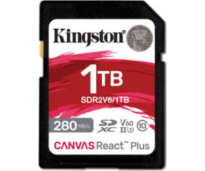 Kingston Technology Canvas React Plus 1 TB SDXC UHS-II Clase 10