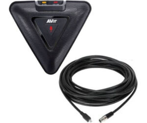 Aver Accesories Vb342pro / Vb350 (60u3300000ae) Expansion Microphone With 20m Cable For Vb342pro And Vb350