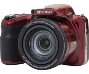 Cámara Digital Kodak Pixpro AZ425/ 20MP/ Zoom Óptico 42x/ Roja