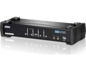 Aten Switch Kvmp Dvi/audio Dual Link Usb De 4 Puertos (cs1784a-at-g)