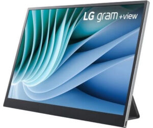 Monitor Porttil LG Gram +view 16MR70 16"/ WQXGA/ Negro y Plata