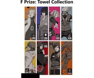 Surtido toallas bandai 24 unidades naruto will of fire edition exclusiva