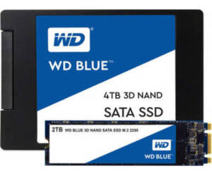 Disco duro interno solido hdd ssd wd western digital blue 3d wds400t2b0a 4tb 2.5pulgadas sata3 mb