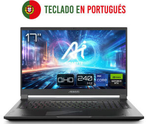 Portatil Gigabyte Aorus 17x Azf-d5pt665sh I9 13980hx 4090 32gb 2tb 17" W11h