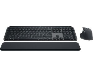 Teclado + raton logitech mx keys s combo inalambrico grafito español