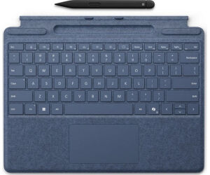 Microsoft Surface Pro 8/9/10/copilot+ Type Cover Zafiro + Slim Pen 2