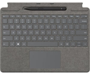 Teclado microsoft surface type cover + pen 2 para surface pro9 gris