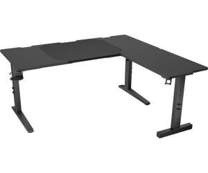 Mesa Gaming Genesis Holm Modular 160 Rgb Esquina Negro 160x75 Cm