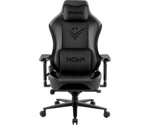 Nova silla gaming alta gama fabricada en cuero negro