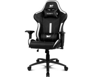 DRIFT DR350 Butaca para jugar Asiento acolchado Negro, Blanco