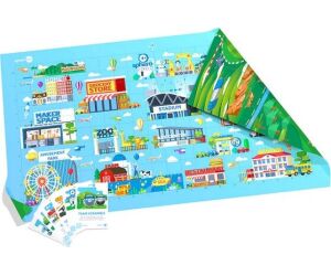 Tapete sphero code mat city - golf y space - soccer