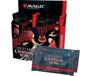 Juego de cartas wizards of the coast collector booster display (12 mazos) innistrad crimson vow cartas magic inglés
