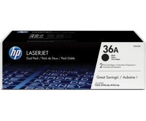 Tóner Original HP nº36A Multipack/ 2x Negro