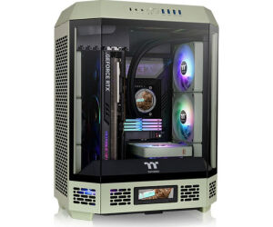 Caja Thermaltake The Tower T600 Atx 2xusb 3.0 Sin Fuente Verde Matcha