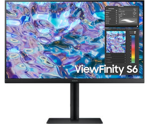 Monitor Profesional Samsung ViewFinity S6 S27B610EQU 27"/ QHD/ Regulable en Altura/ Negro