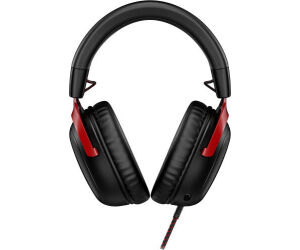 HP HyperX Cloud III - Auriculares gaming (negro-rojo)
