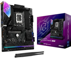 Placa Asrock B860m Lightning Wifi,intel,1851,b860,4ddr5,256gb,1hdmi+1dp+1tb,4sata3+3m.2,2.5gblan,wifi6e+bt5.3,8usb3.2+1usb Type-c,matx