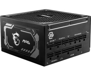 FUENTE ALIMENTACION MSI MAG A1250GL PCIE5,PSU,1250W,80 PLUS GOLD,MODULAR,135MM,ACTIVE PFC,PCI-E 5.1 (16 pin)x1,PCI-E (6+2 pin)x4,SATA (15 pin)x12