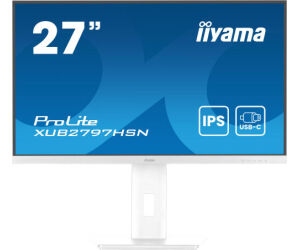 Monitor Iiyama Usb-c, Lan, Dp-out (dock), 300cd