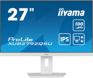 MONITOR IIYAMA 27"/2560 x 1440/3.7 MPX/WQHD/100Hz/250CD/16:9/HDMI/LED/BLANCO
