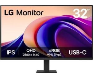 LG 32U631A-B Monitor 32" IPS QHD 100hz HDMI USB-c