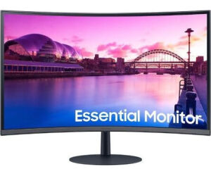 Monitor Profesional Curvo Samsung Essential Monitor S3 S39C S32C390EAU/ 32"/ Full HD/ Multimedia/ Negro