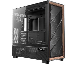 Caja Antec Flux Pro Euv Wood Atx 2xusb3.0 Sin Fuente Negro