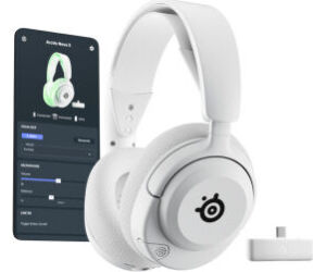 Steelseries Arctis Nova 5X Wireless Auriculares Inalámbrico Diadema Juego USB Tipo C Bluetooth Blanco