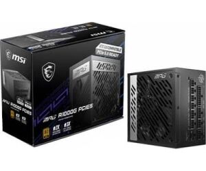 MSI MPG A1000G PCIE5 unidad de fuente de alimentación 1000 W 20+4 pin ATX ATX Negro