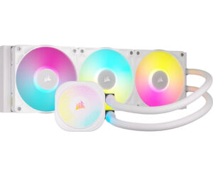 Corsair iCUE LINK TITAN RX RGB Procesador Sistema de refrigeración líquida todo en uno 12 cm Blanco 1 pieza(s)