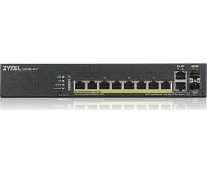 Zyxel GS1920-8HPV2 Gestionado Gigabit Ethernet (10/100/1000) Energía sobre Ethernet (PoE) Negro
