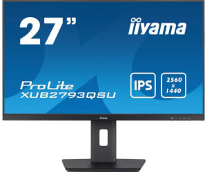 Iiyama Pantalla 27" Ips Wqhd Con Soporte Ajustable En Altura Y Frecuencia De ActualizaciÓn De 100hz