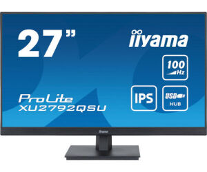 MONITOR IIYAA 27" PROLITE XU2792QSU-B6, IPS WQHD, 100HZ, 0,4MS, USB, HDMI, DISPLAYPORT, ALT 2x2W, INCLI