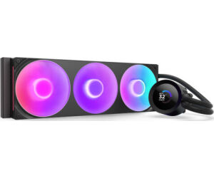 NZXT Kraken Plus 360 RGB Procesador Sistema de refrigeración líquida todo en uno Negro 1 pieza(s)