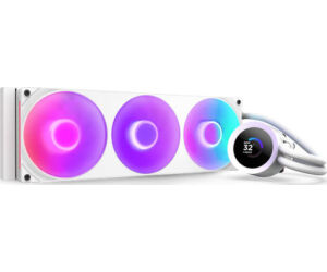 NZXT Kraken Plus 360 RGB Procesador Sistema de refrigeración líquida todo en uno Blanco 1 pieza(s)
