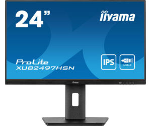 Iiyama Pantalla De 24'' Con Panel En TecnologÍa Ips, Usb-c Dock Y Rj45 (lan)
